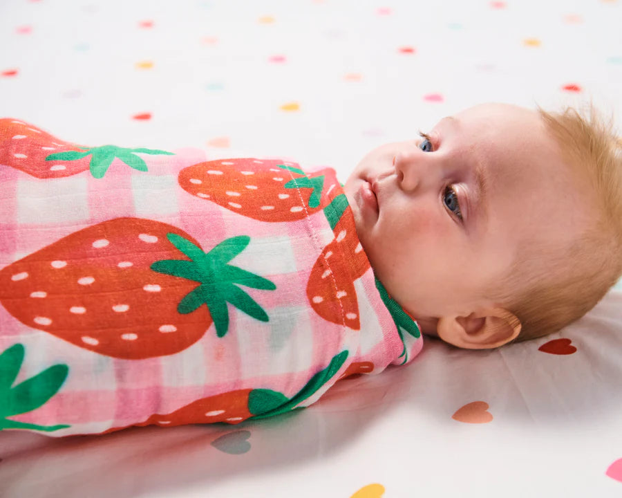 Strawberry Jam Bamboo Swaddle One Size