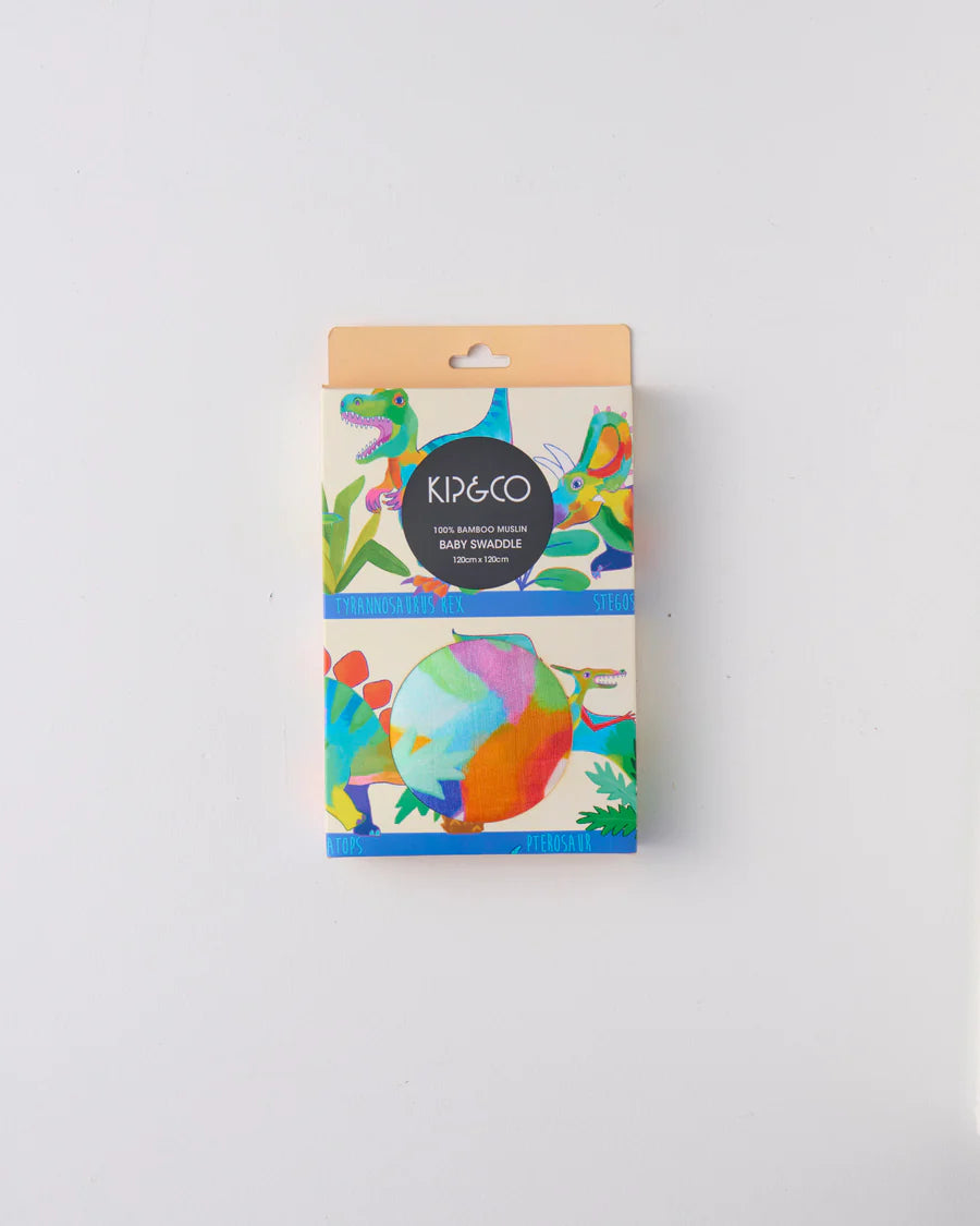Dino Safari Bamboo Swaddle One Size