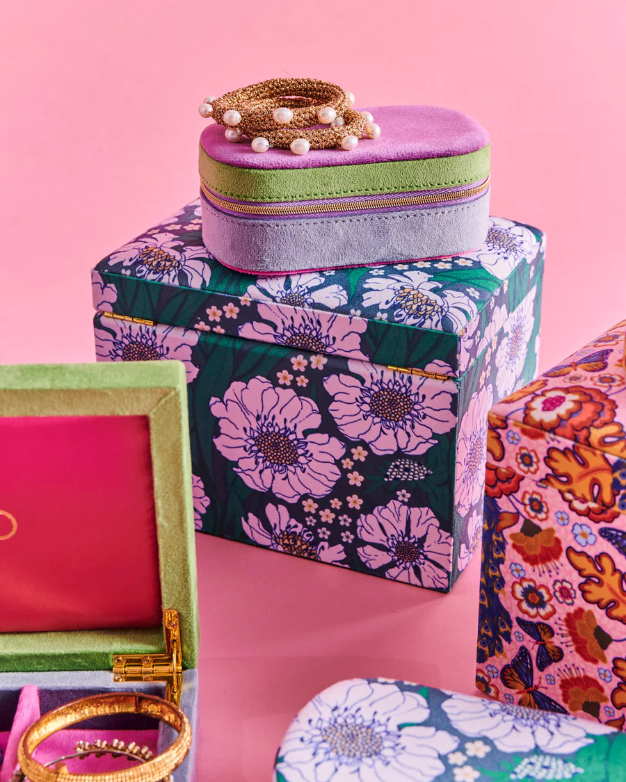 Kaleidoscope Travel Velvet Jewellery Box One Size