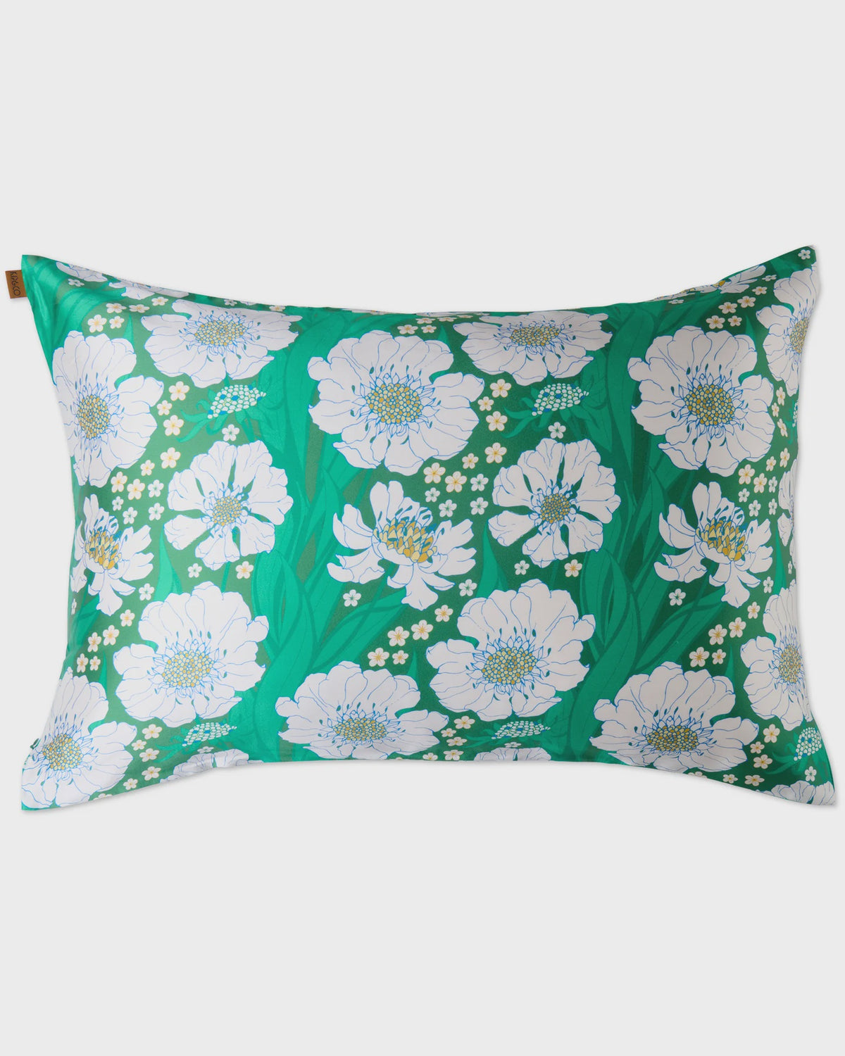 Tumbling Flowers Silk Pillowcase