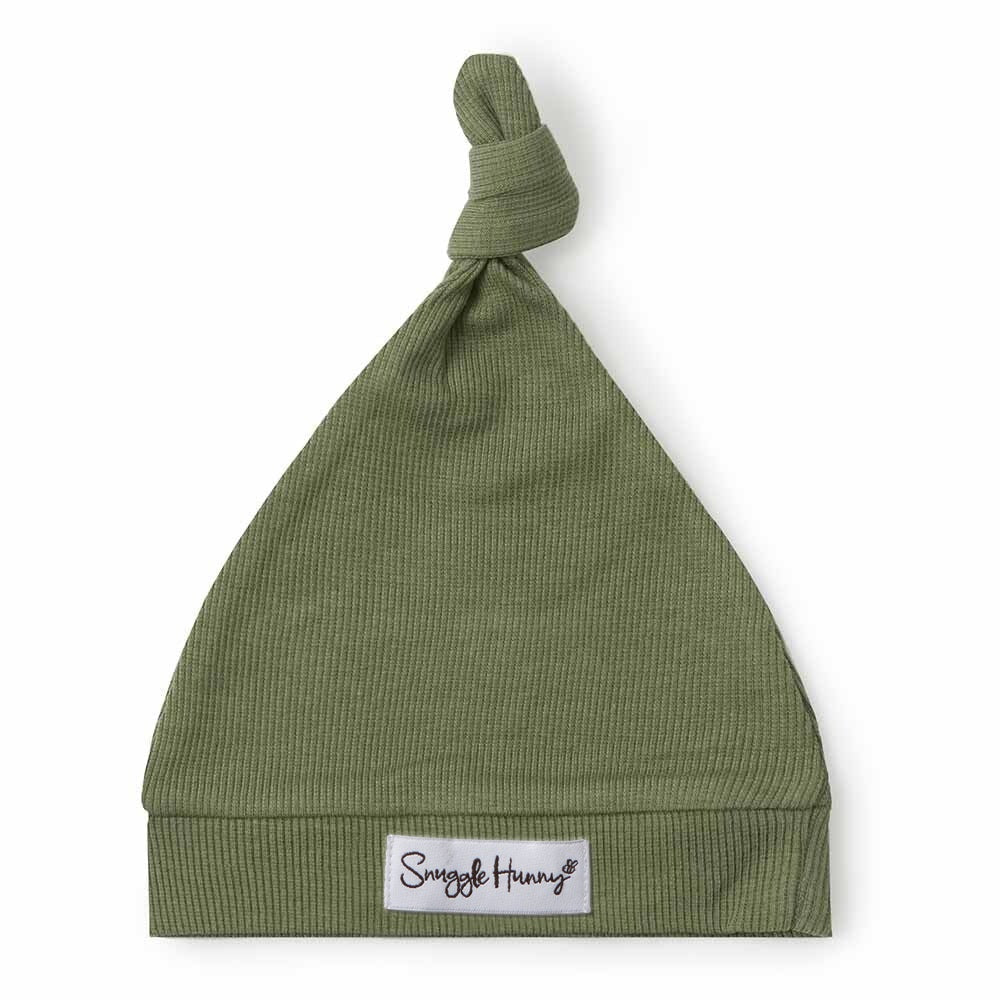 Olive New Born Beanie