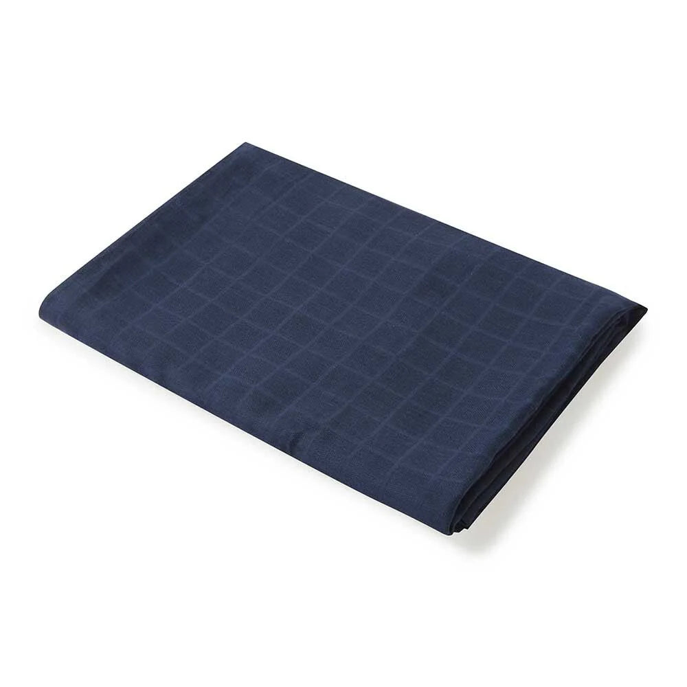 Navy Organic Muslin