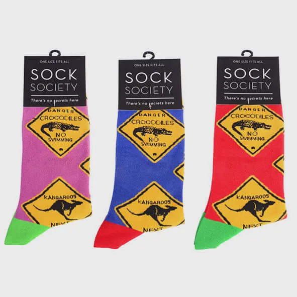SOCK SOCIETY ROAD SIGNS