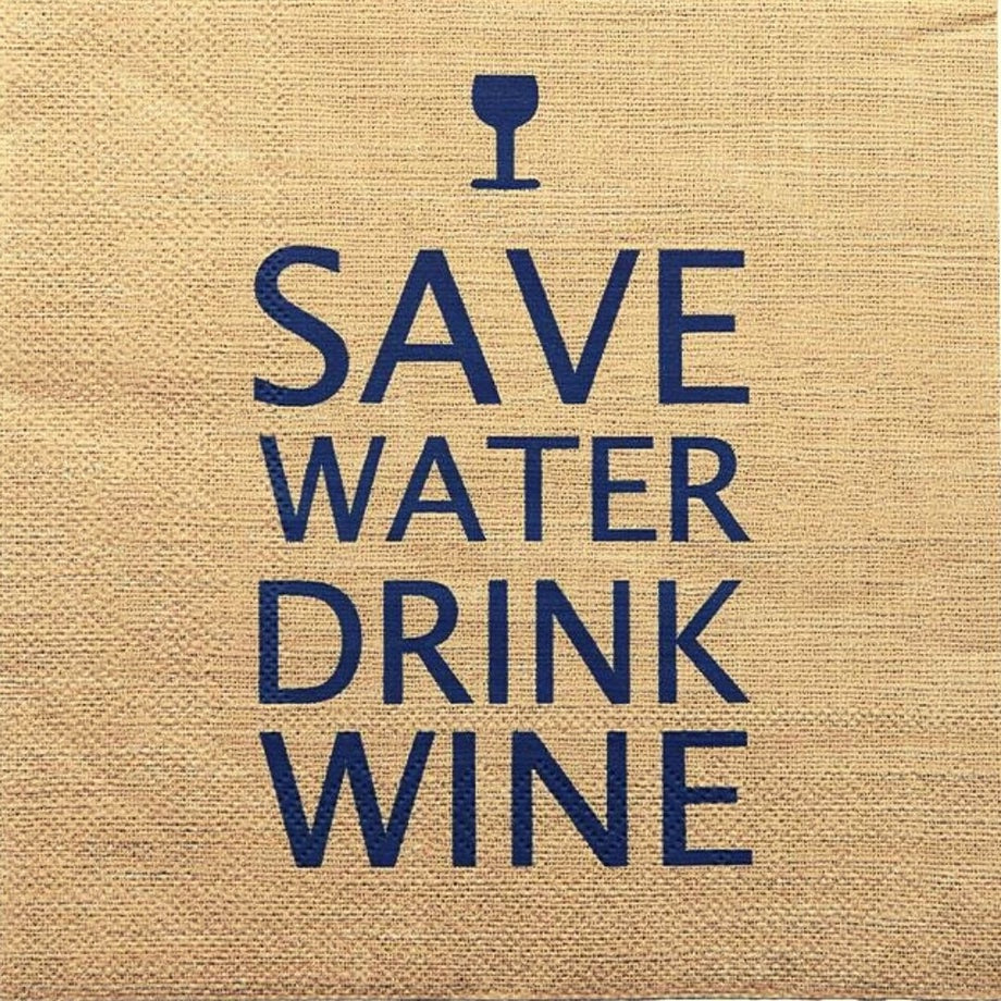 Save Water Napkins