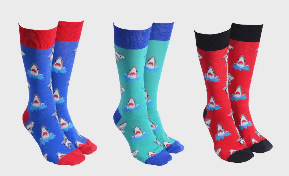 SOCK SOCIETY SHARK ATTACK