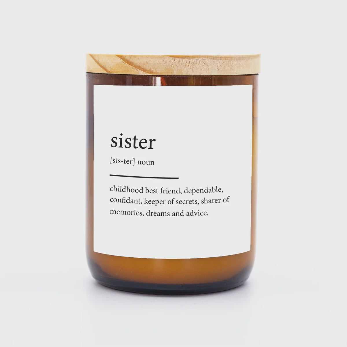 Dictionary Candle - Sister