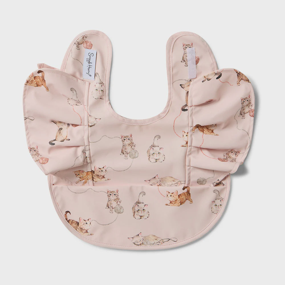 Snuggle Bib with Frill - Kittens