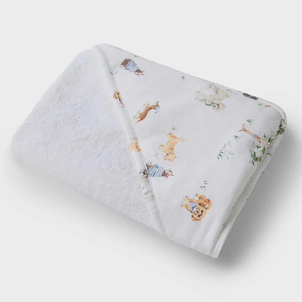 Hooded Towel - Dog Park