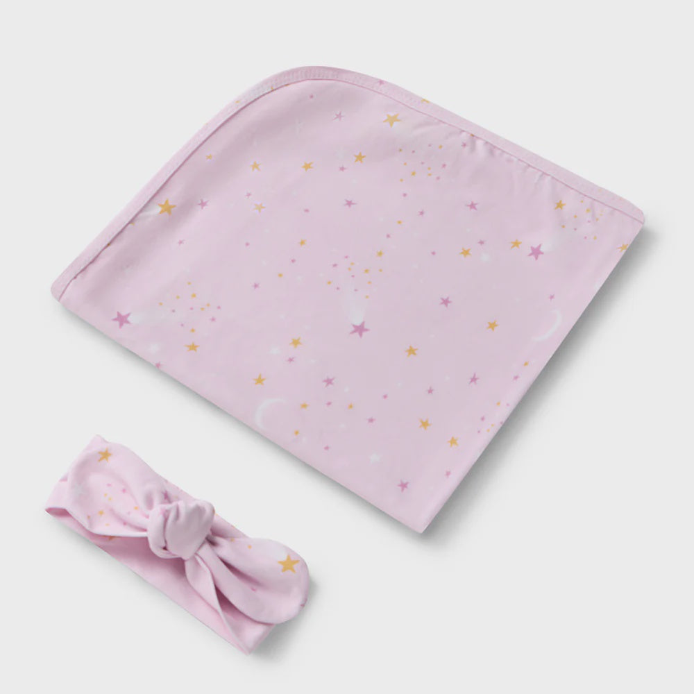 Twinkle - Jersey Wrap &amp; Topknot Headband