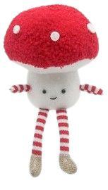 Fluffy Toadstool Hanging Decoration