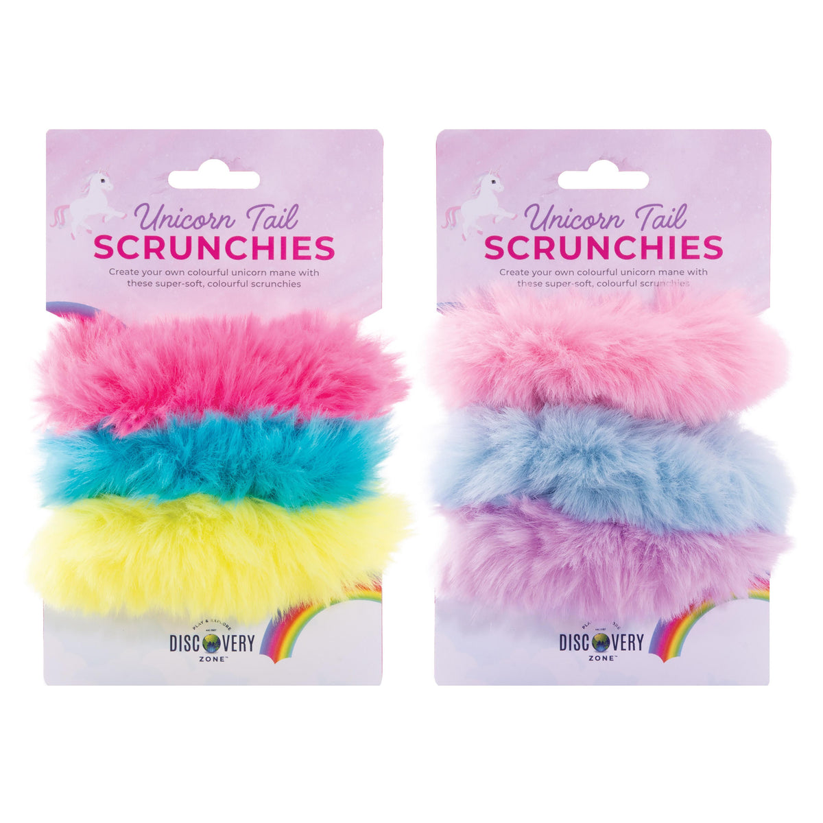 Unicorn Tail Scrunchies - Set 3