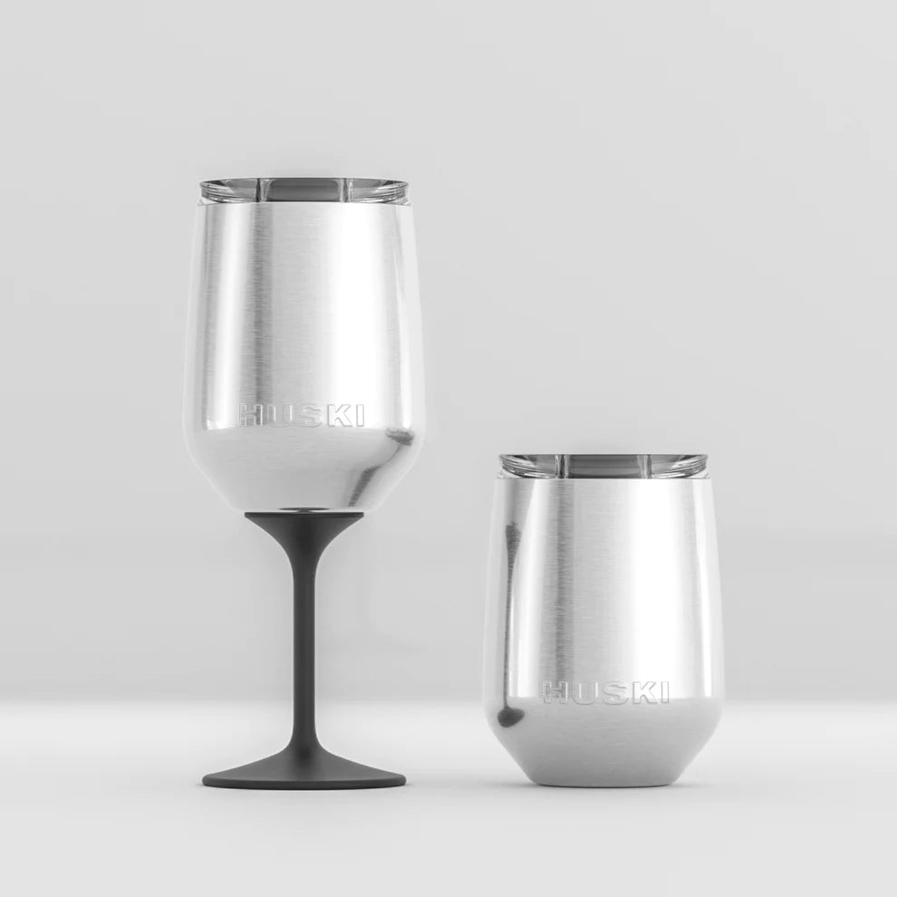 Huski Wine Tumbler 2.0 - Brushed Stainless