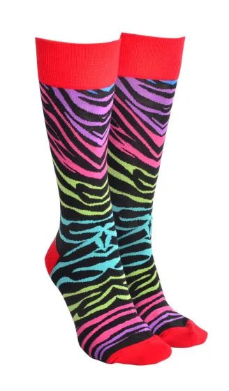 ZANY ZEBRA SOCKS