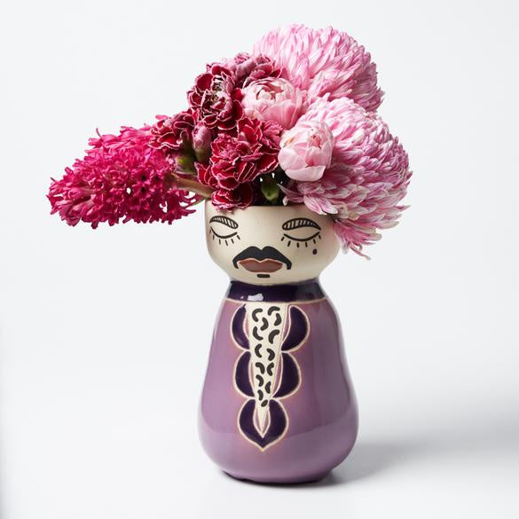 Prince Face Vase