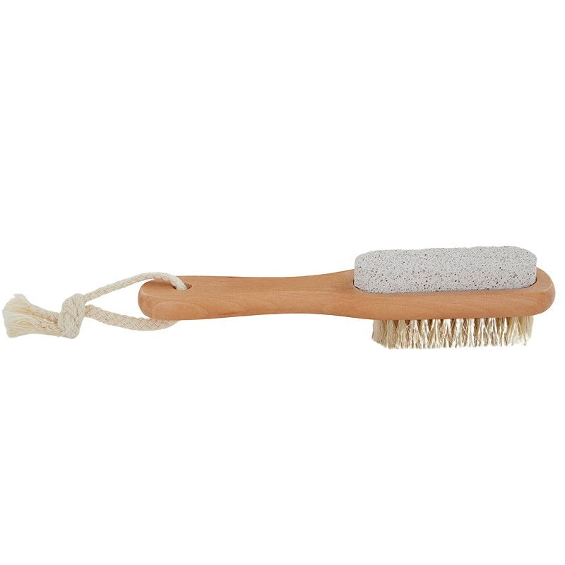 Meg Wooden Nail Brush w Handle