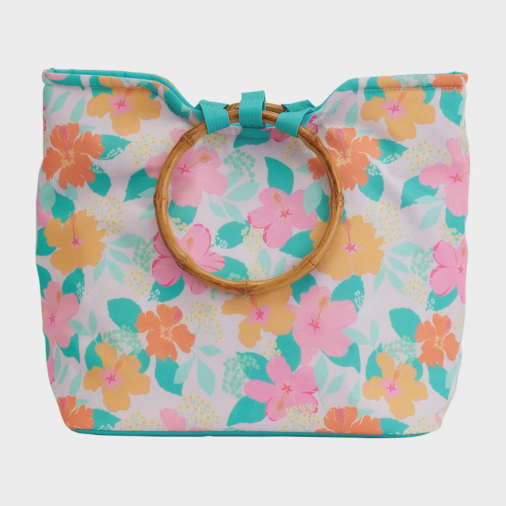 INSULATED TOTE - HIBISCUS