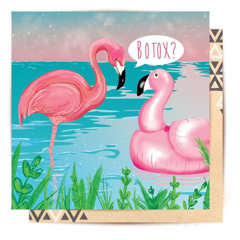 Botox Greeting Card