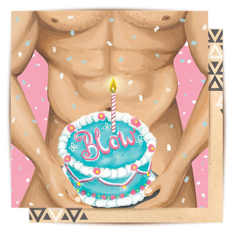 Blow - Greeting Card