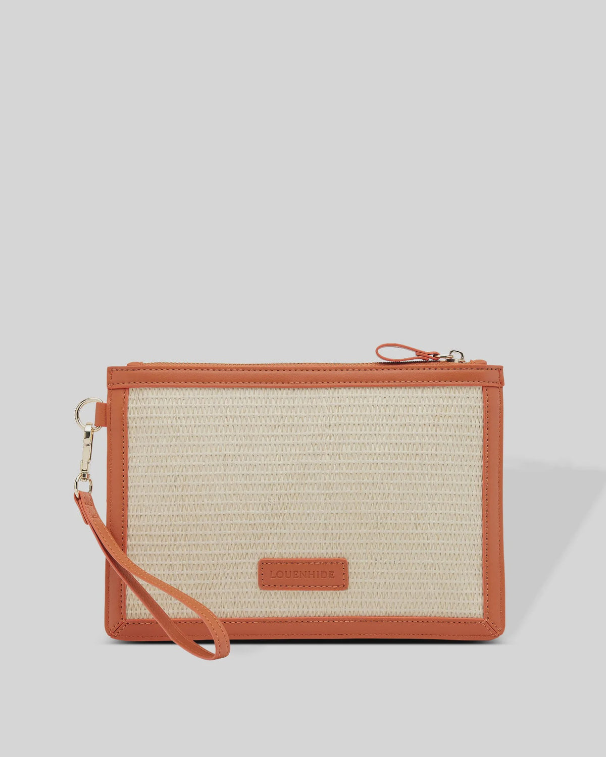 Olina Natural Textured Clutch