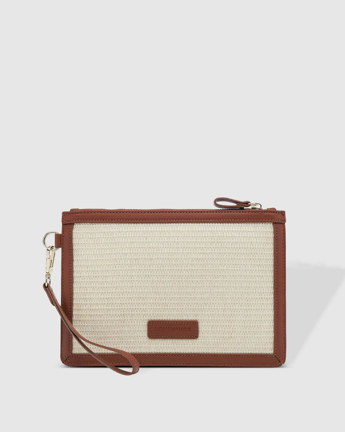 Olina Natural Textured Clutch