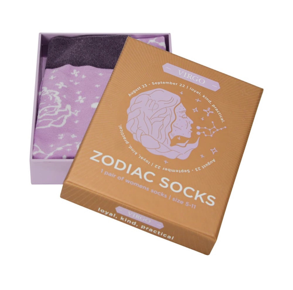 Boxed Socks - Zodiac - Virgo