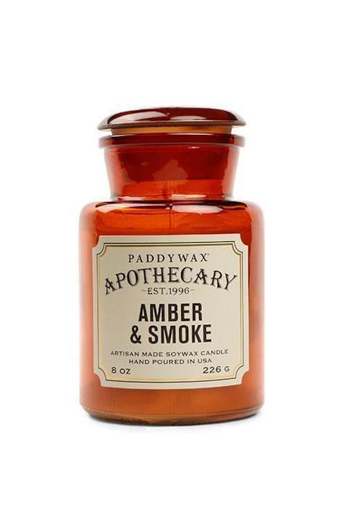 Apothecary Candle - Amber &amp; Smoke - 8oz