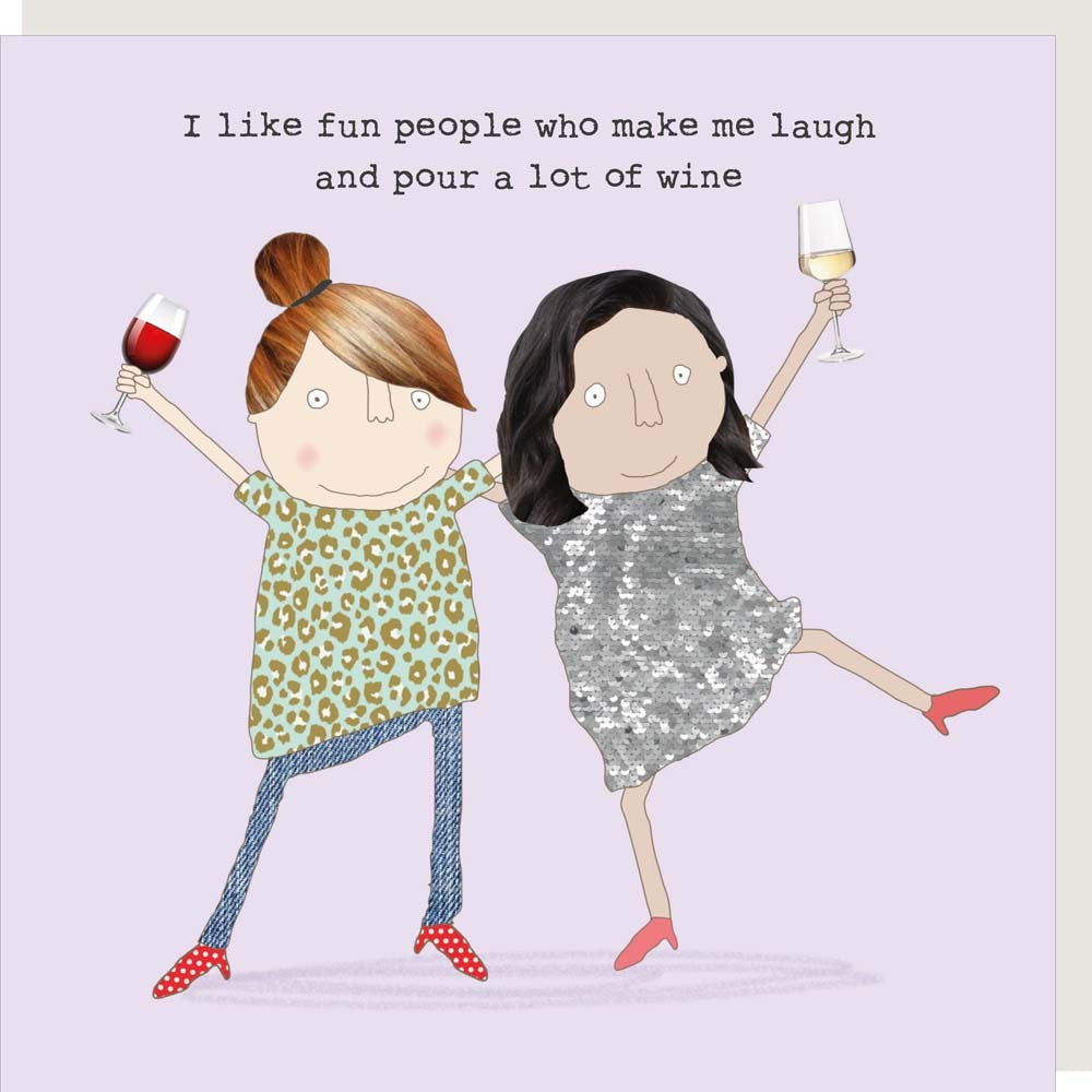 Fun people - greeting card