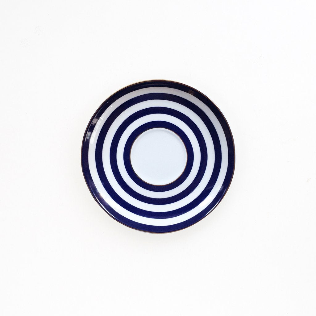 Blue Stripe Tea Cup Set