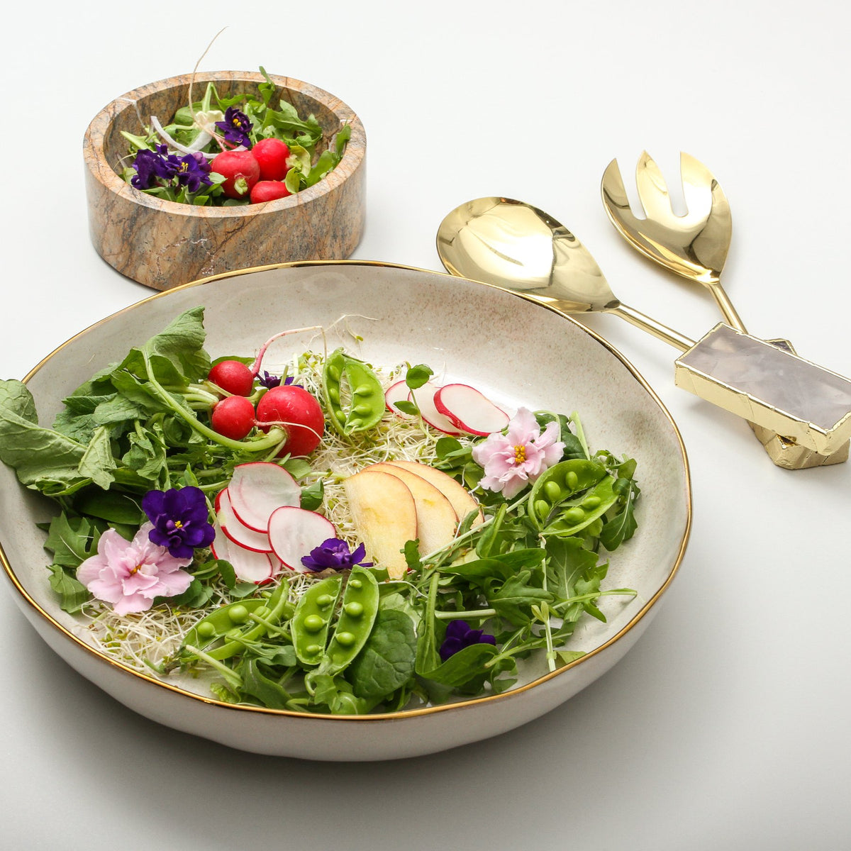 Ariel Salad Bowl - French Grey