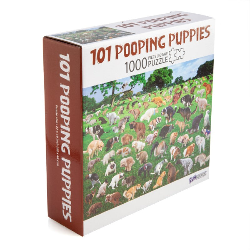 JIGSAW PUZZLE POOPING PUPPIES