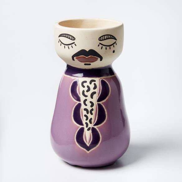 Prince Face Vase