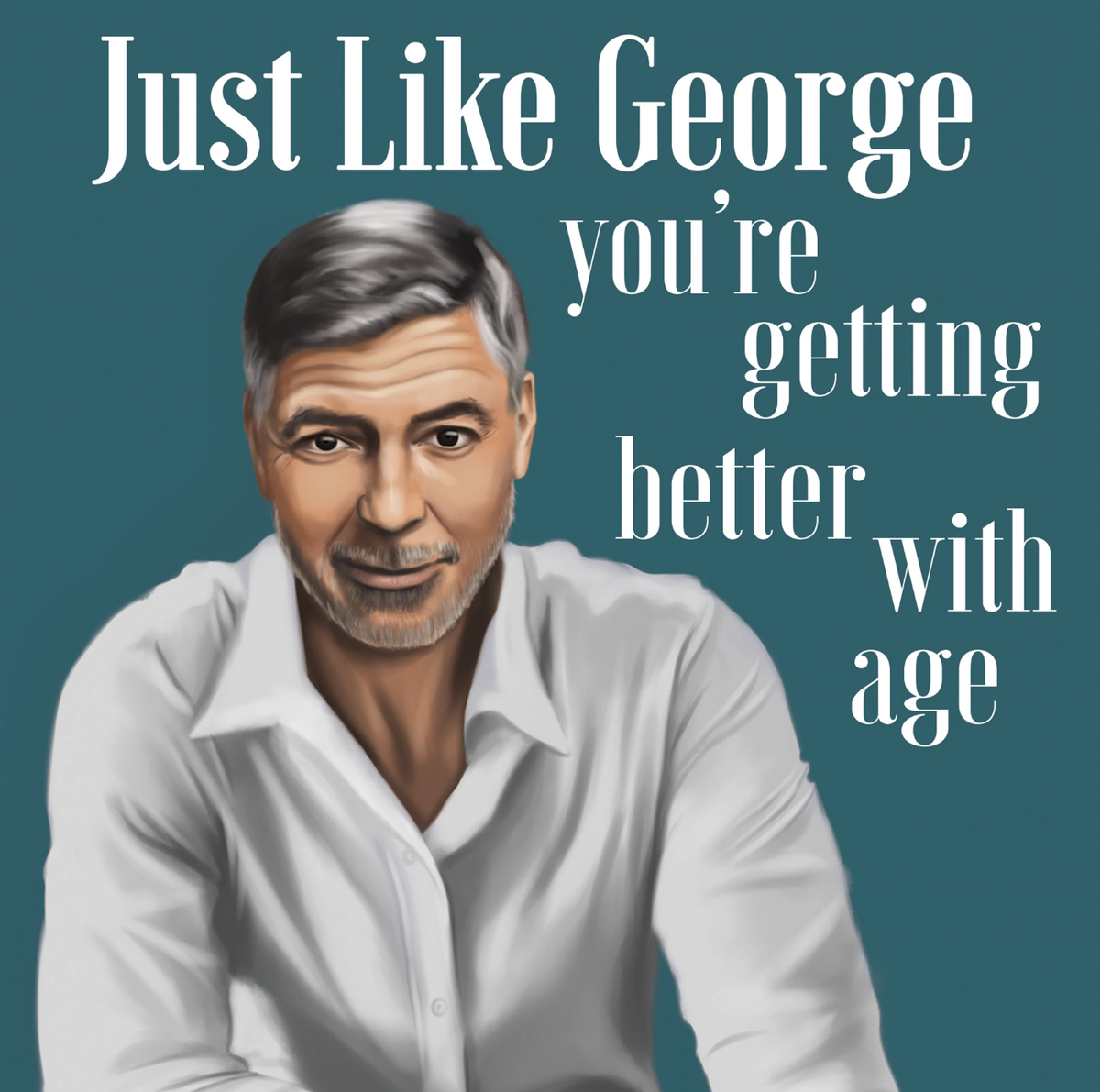 Greeting Card - Just Like George