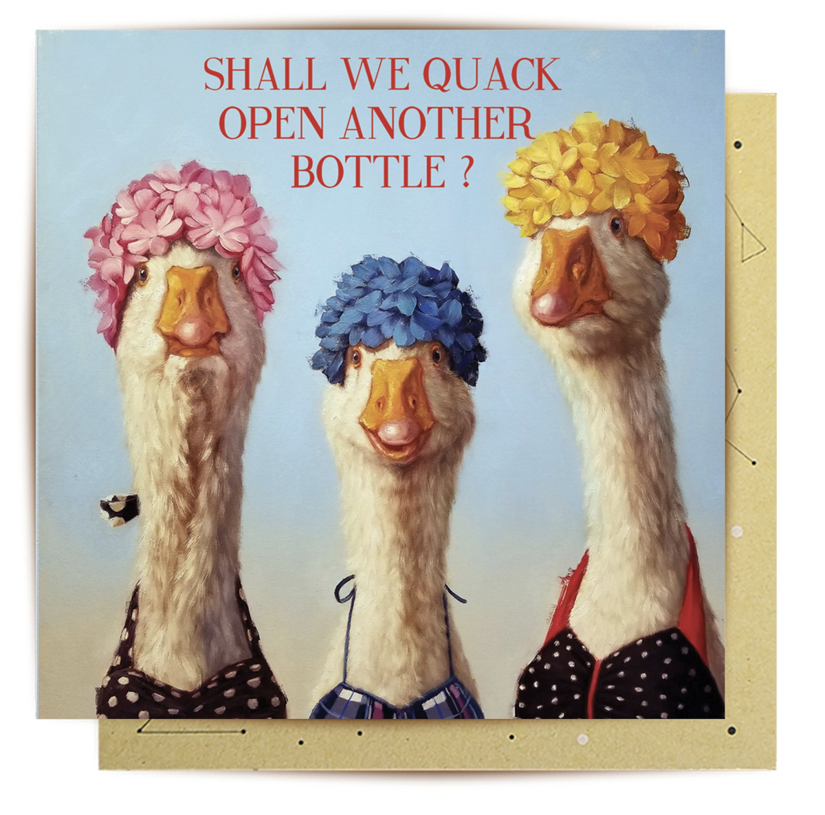 Shall we Quack - Mini Greeting Card