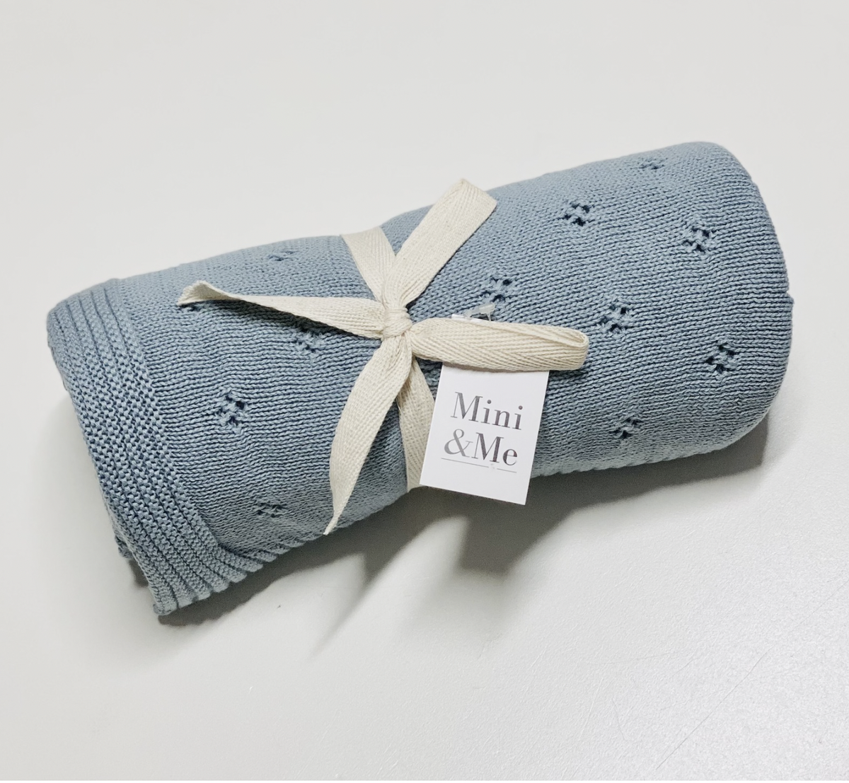 Heirloom Baby Blanket - Island Blue