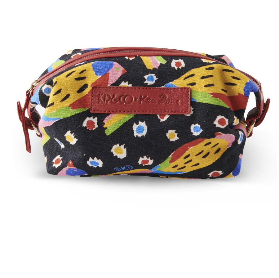 Kip&amp;Co X Ken Done Parrot Party Toiletry Bag