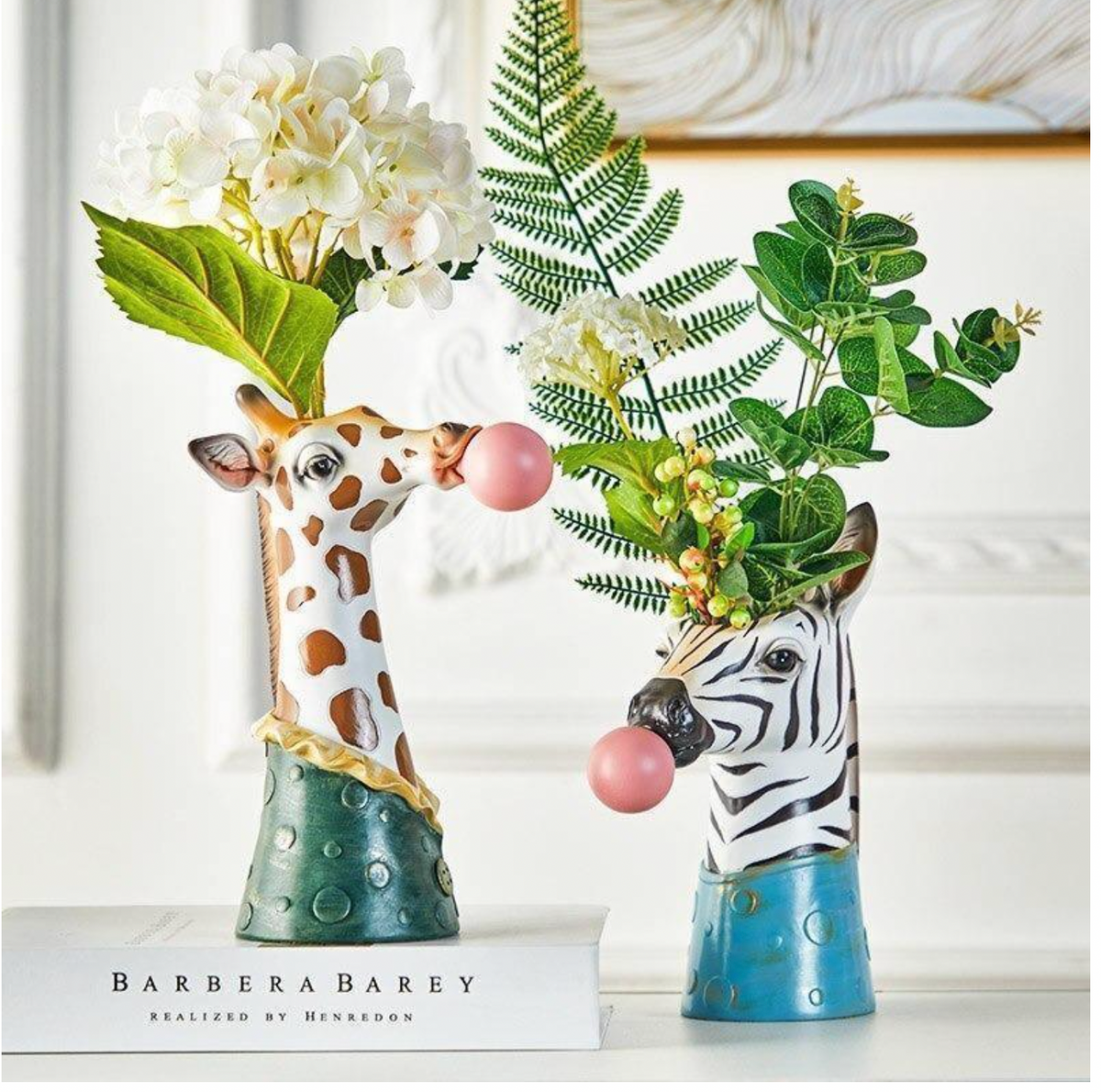 Zebra Vase