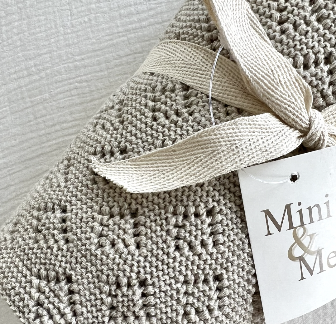 Diamond Knit Baby Blanket