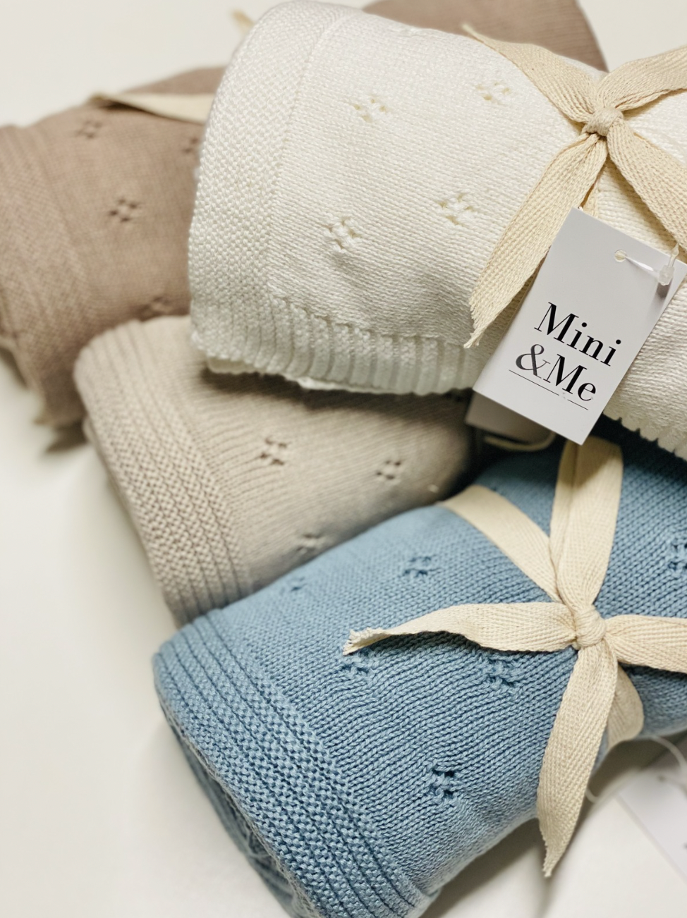 Heirloom Baby Blanket - Island Blue