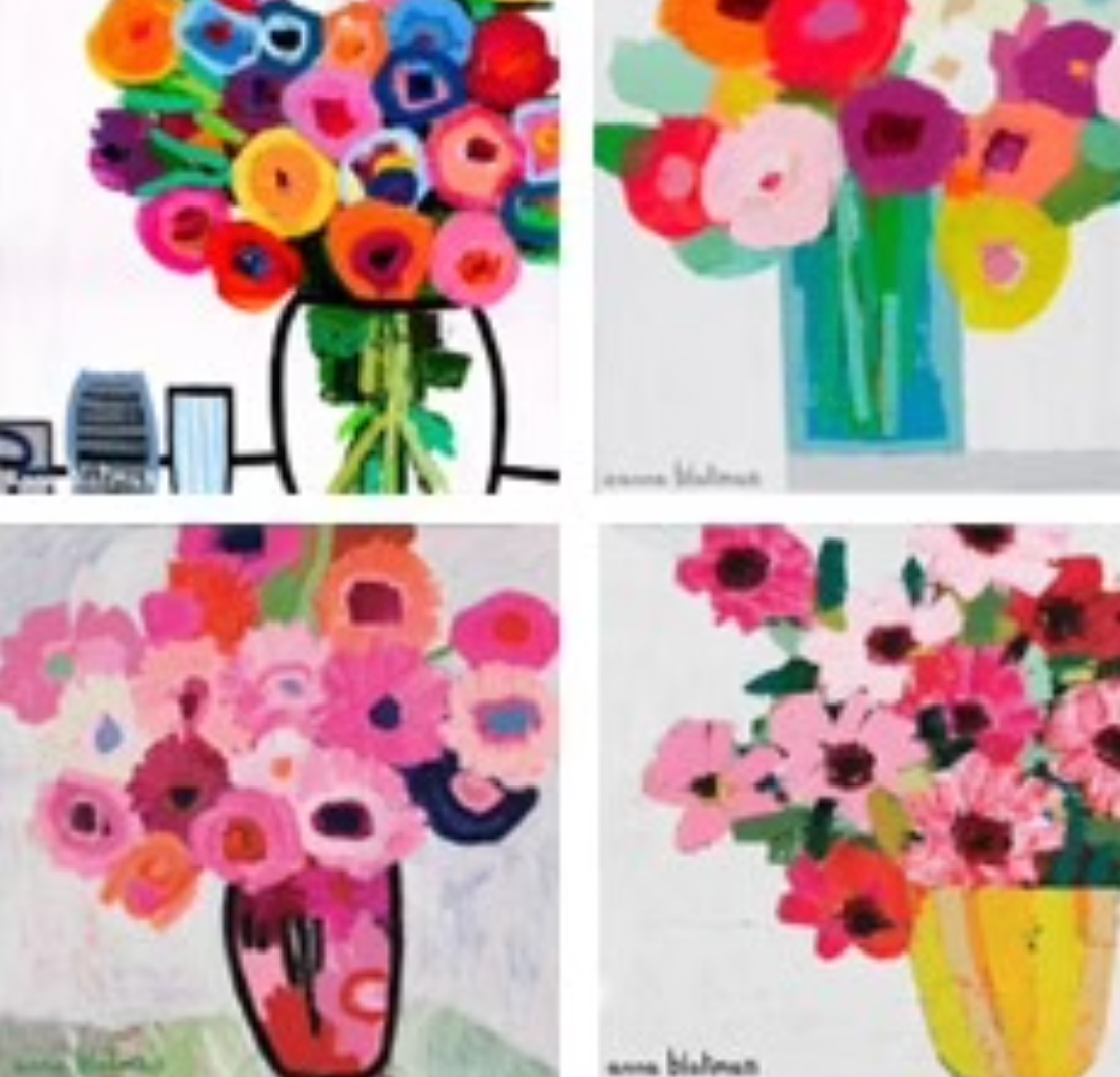 Flowers by Anna - Coaster Set