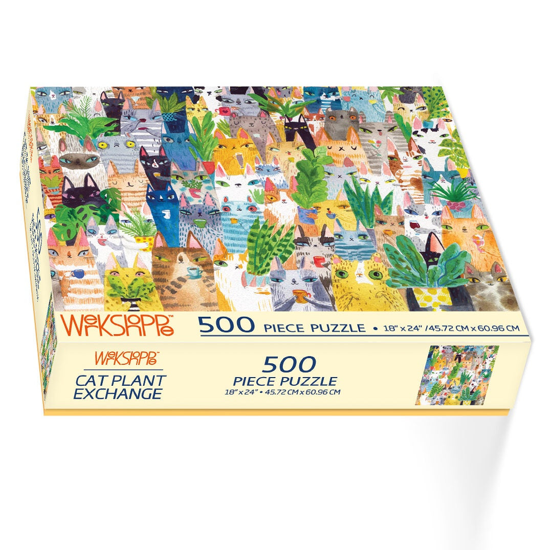 Cat Plant Jigsaw puzzle 500pce