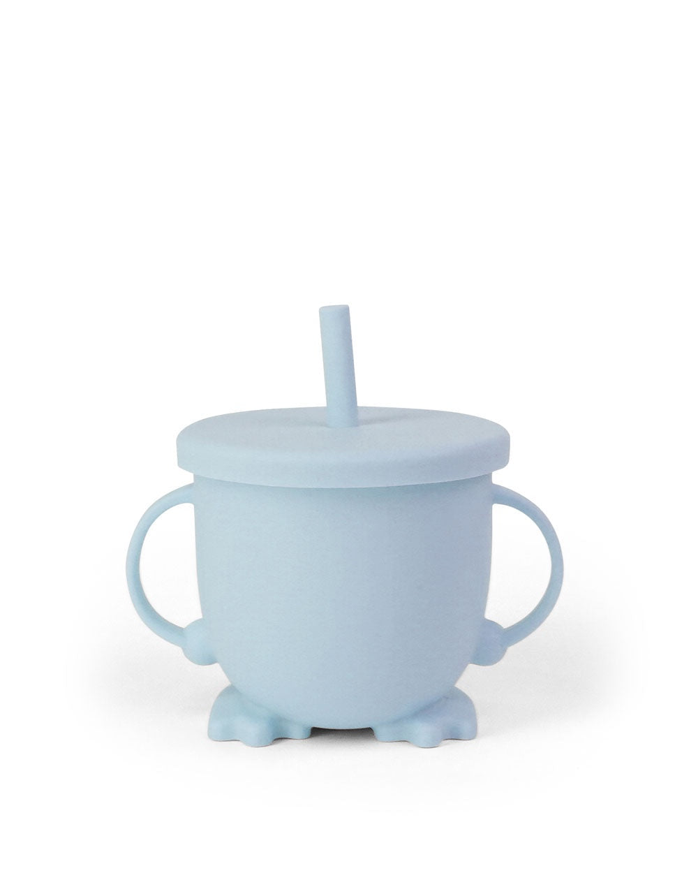 Duck Egg Silicone Straw Cup