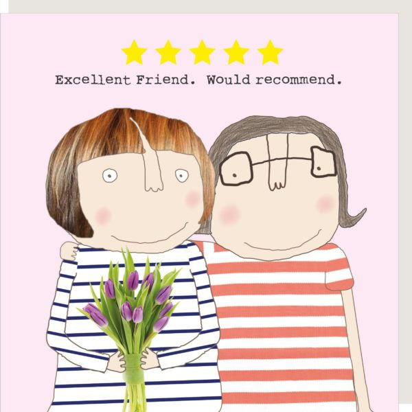 5 star friend - Greeting Card