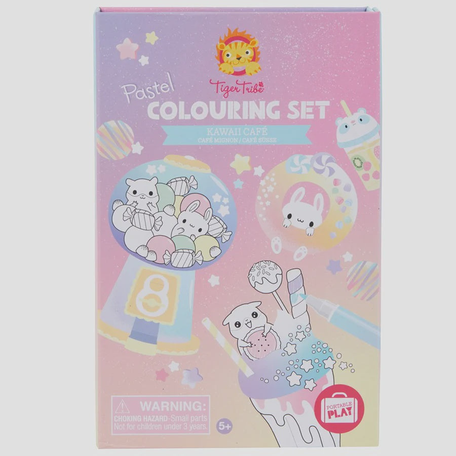 Kawaii Café - Colouring Set