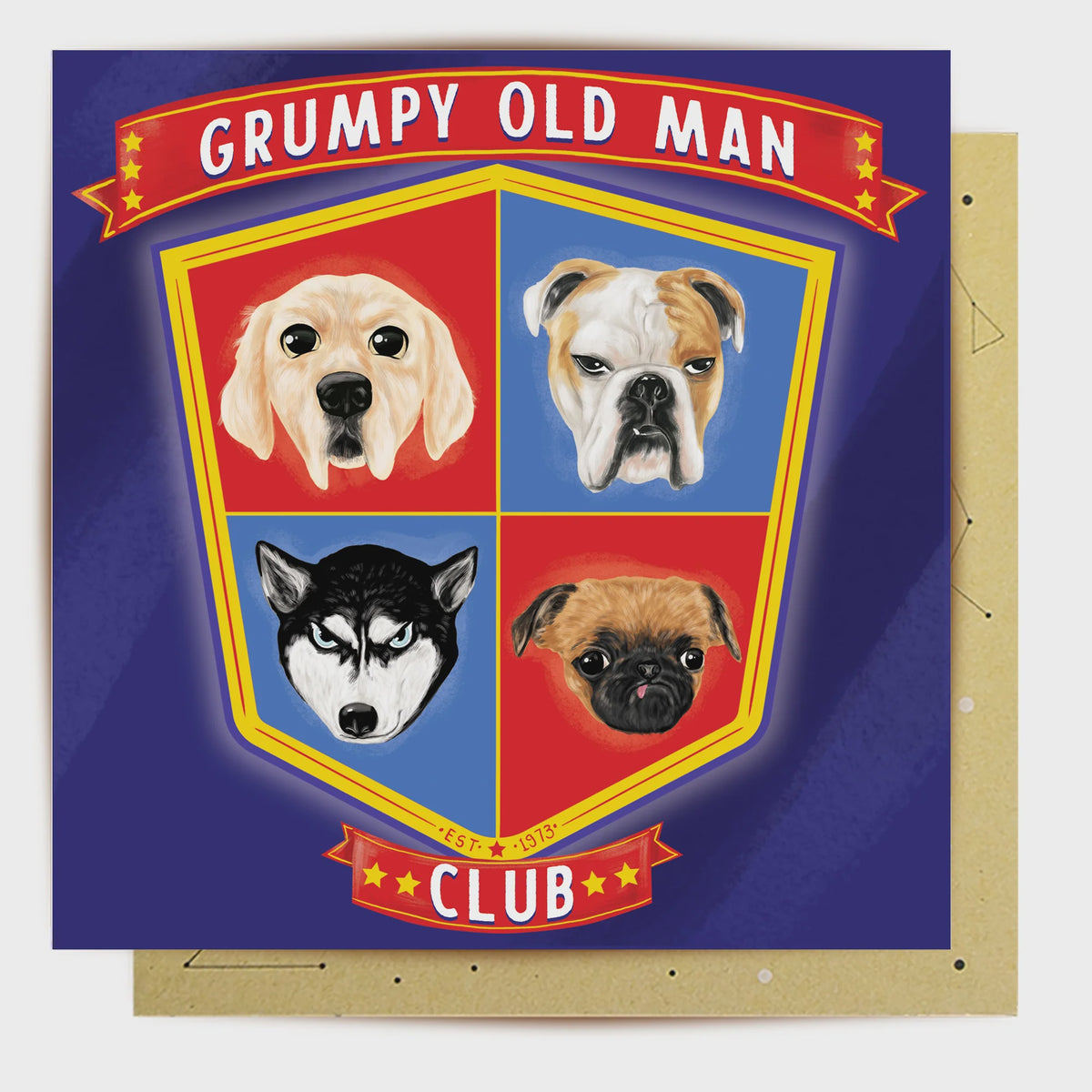 Grumpy Old Man - Greeting Card