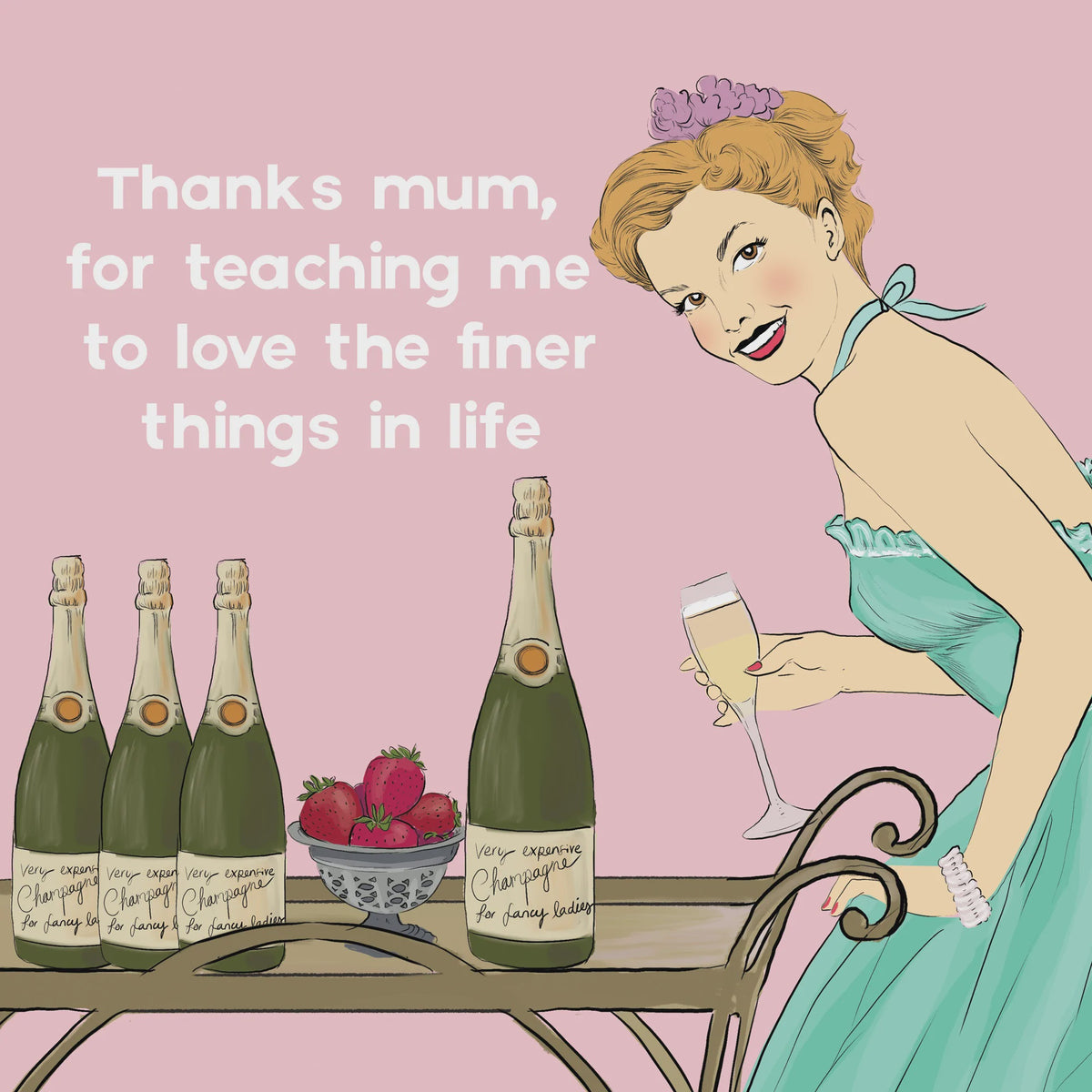Fine Things - Greeting Card