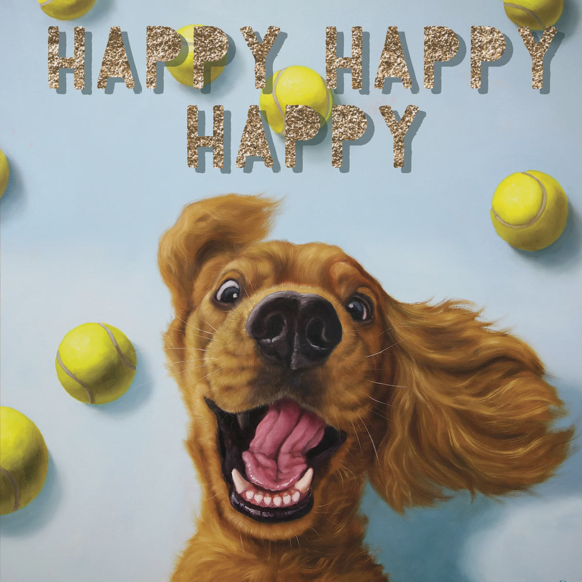 Happy Happy Happy - Greeting Card