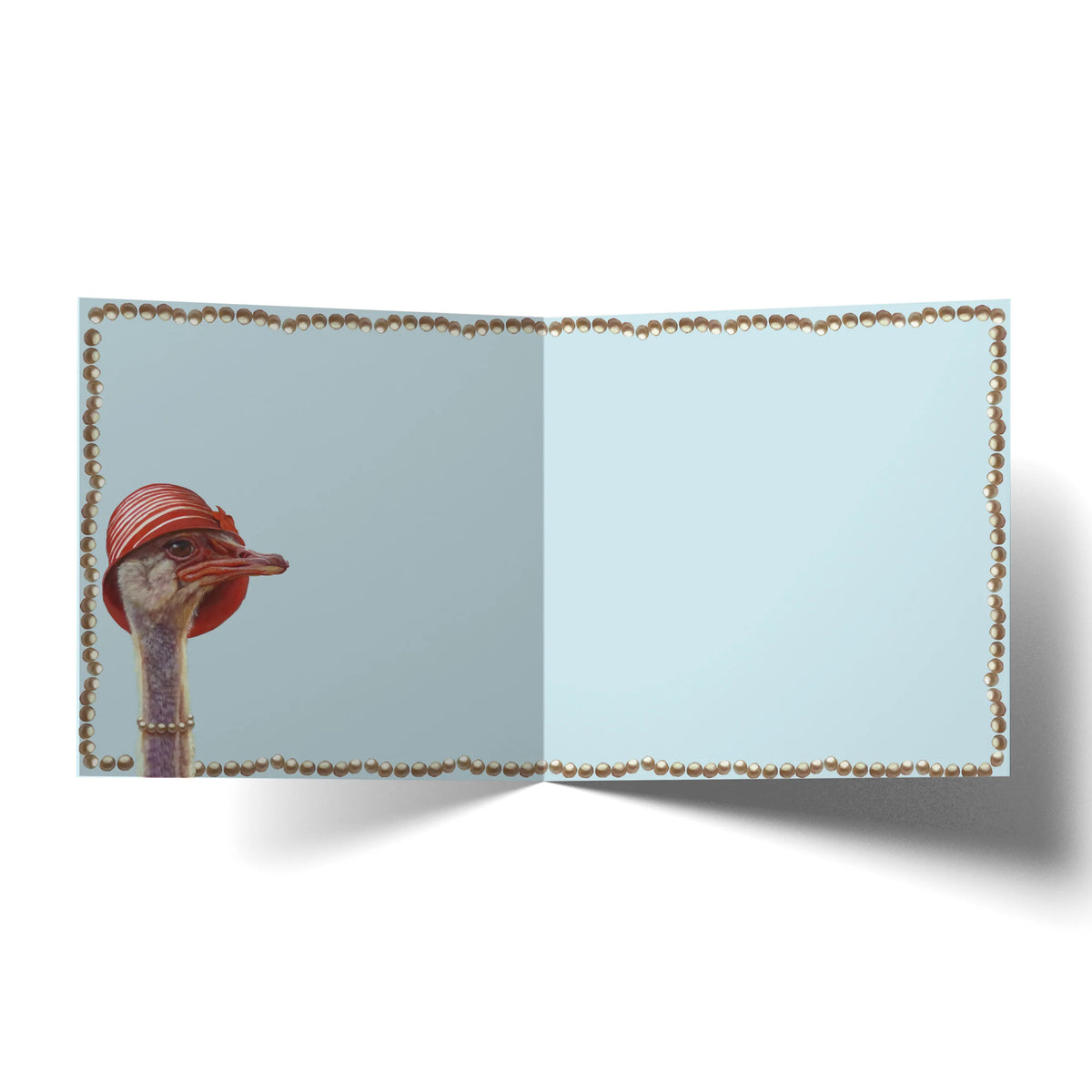 Fabulous Ostrich -Greeting Card