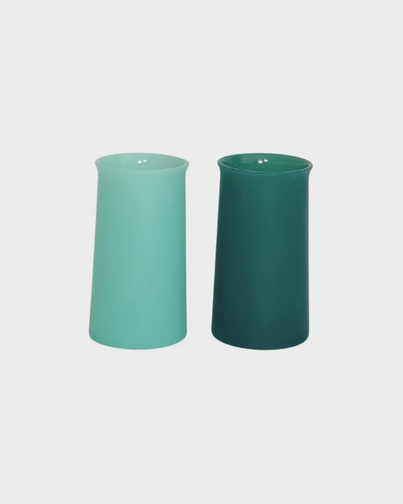 Stegg | Mint &amp; Ink | Silicone Unbreakable Highball Glasses