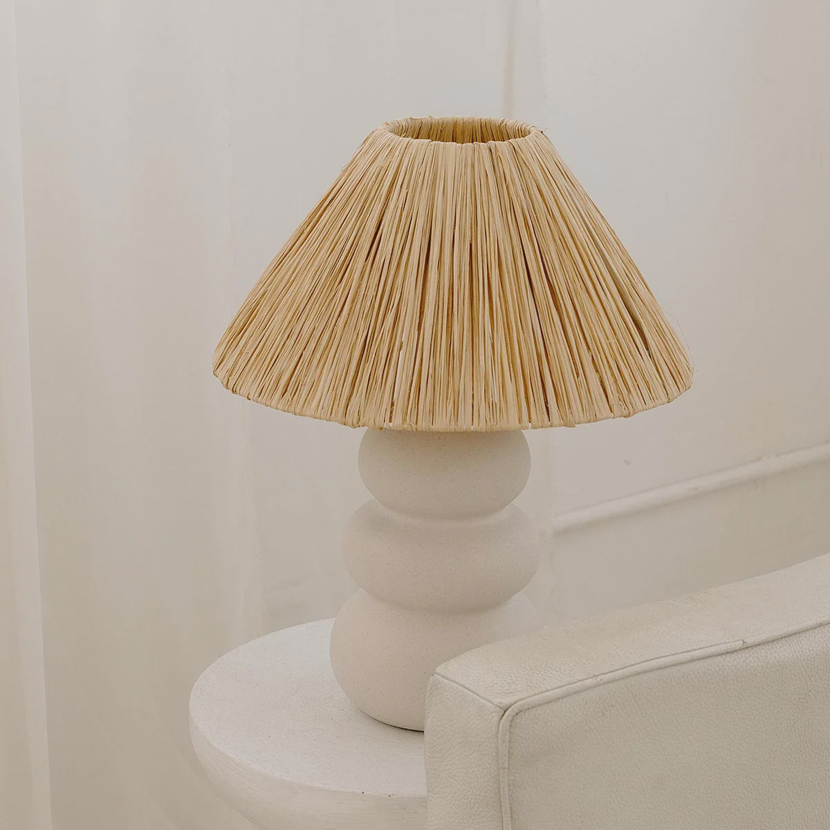 Sofia Raffia Table Lamp