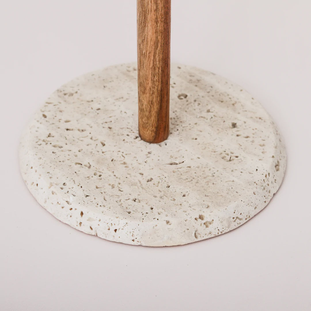 Luxor Paper Towel Holder - Travertine